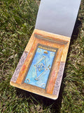 Blue Moroccan Door Watercolor Painting