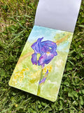 Iris Watercolor Painting